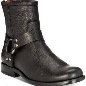 Frye Phillip Harness short Leather Buckle Boots - EUC